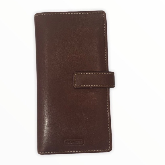 Coach Vintage Leather Card Holder Wallet Coach Vintage Leather Card Holder Wallet